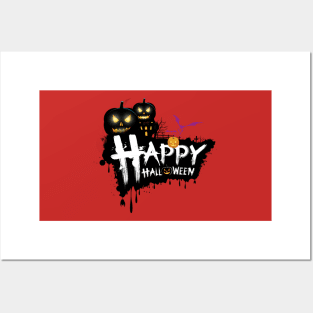 Happy Halloween Jack'o'Lanterns Posters and Art